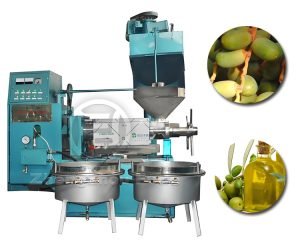 Is olive oil produced by an oil press