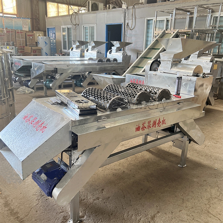 Large tea seed shelling machine