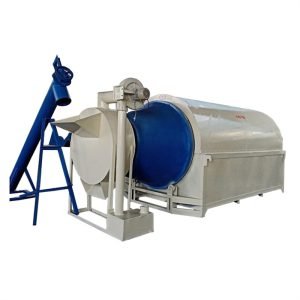 What is the drying principle of a drum dryer