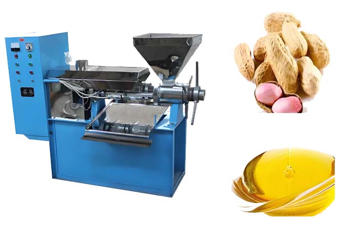 pressing sunflower oil