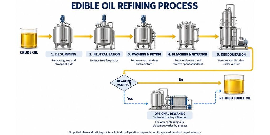 What Equipment Is Needed for Edible Oil Refining?(images 2)