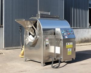 What is a drum frying machine