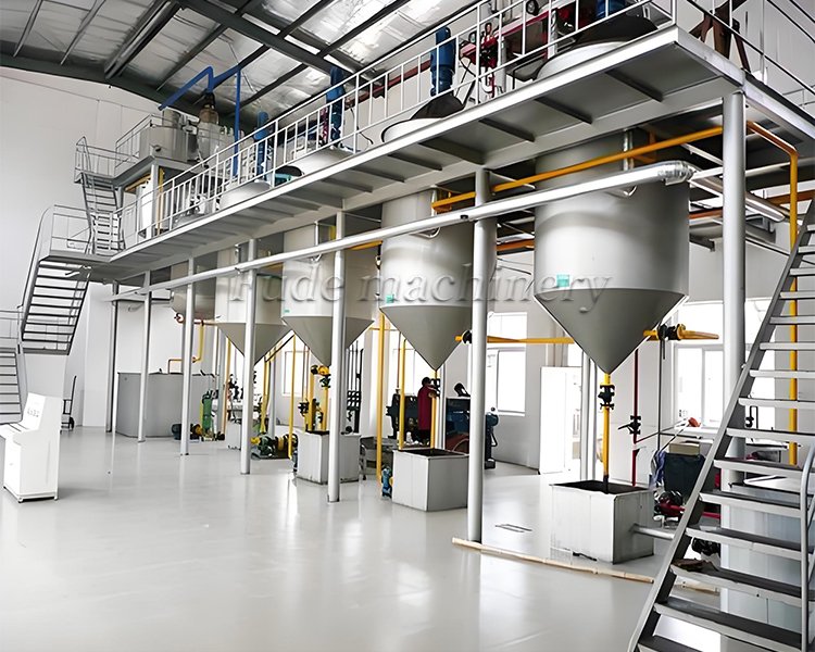 Edible oil refining machine