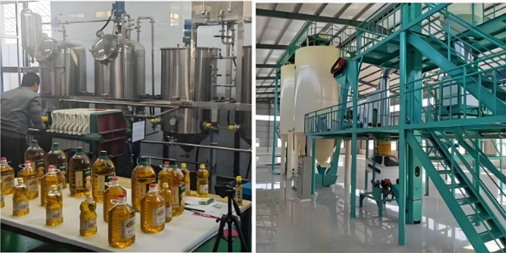 Spiral oil press for processing corn germ oil（images 3）