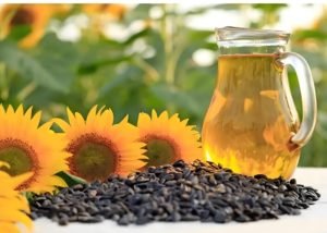 Sunflower seed oil extraction